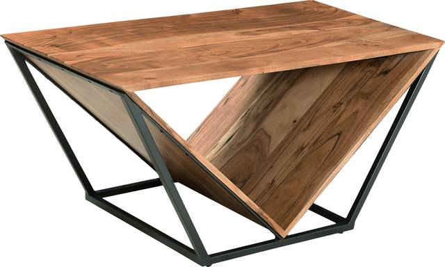 Riverlon Brown Cocktail Table - Thumbnail - Image 2