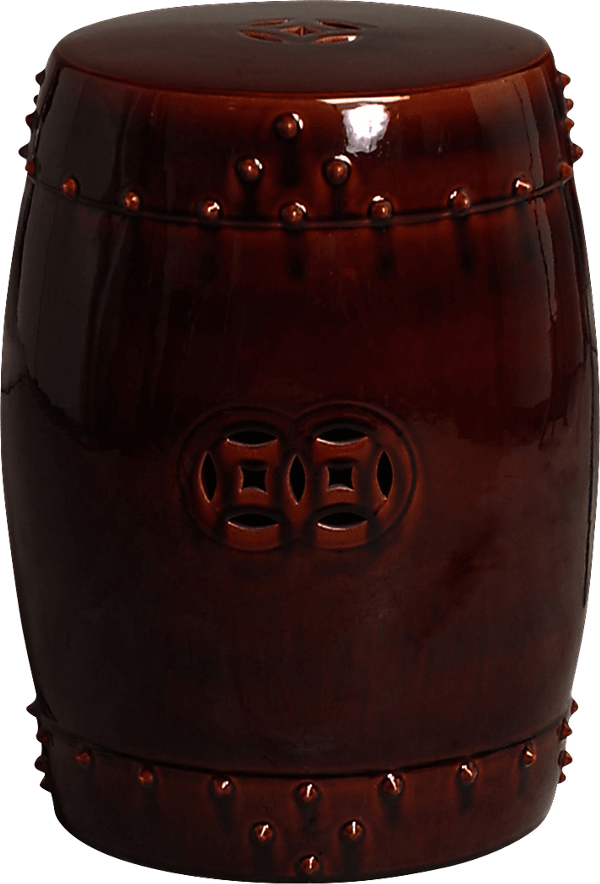 Rivershyre Brown Outdoor Stool - Image 1