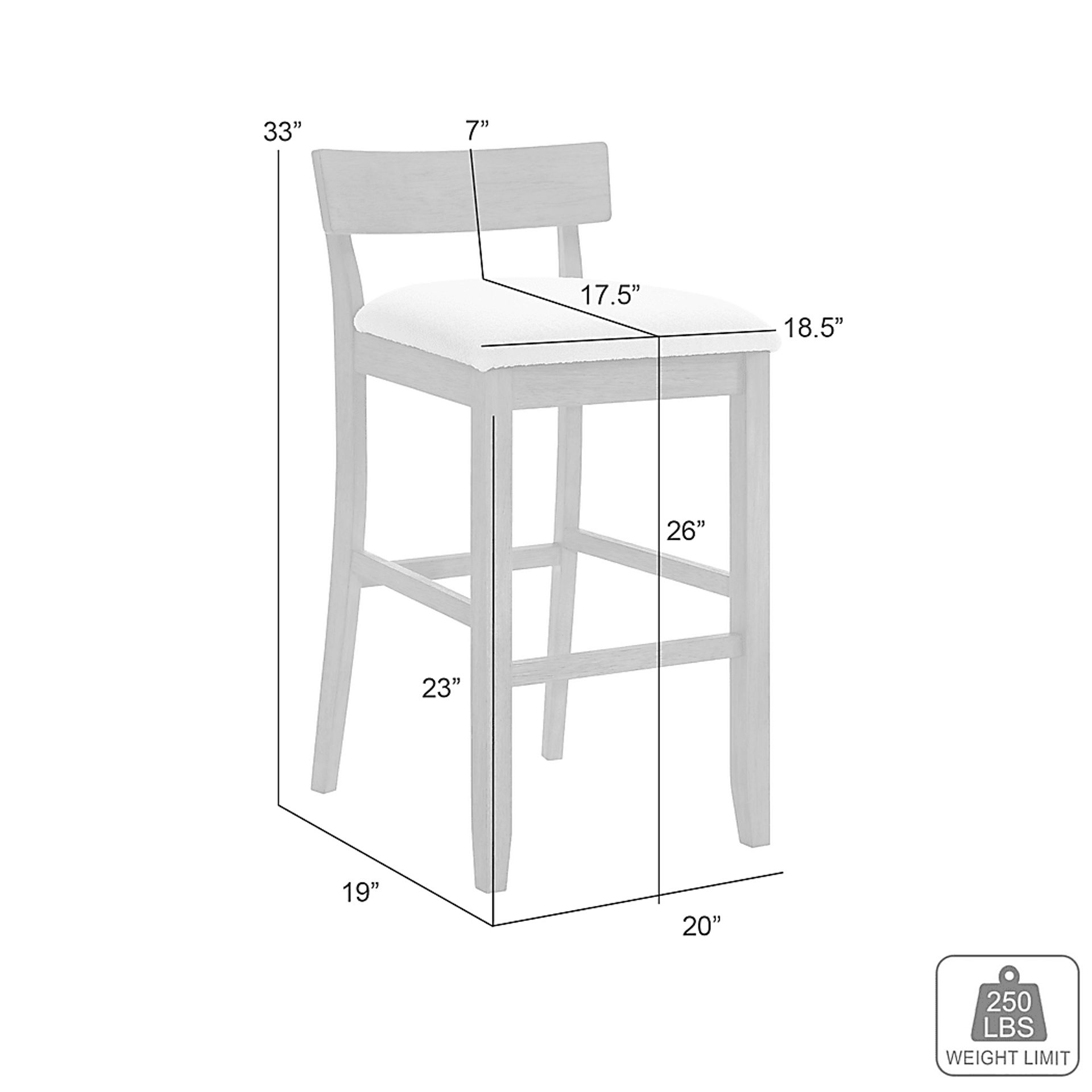 Riverstar Natural Counter Height Stool - Image 4