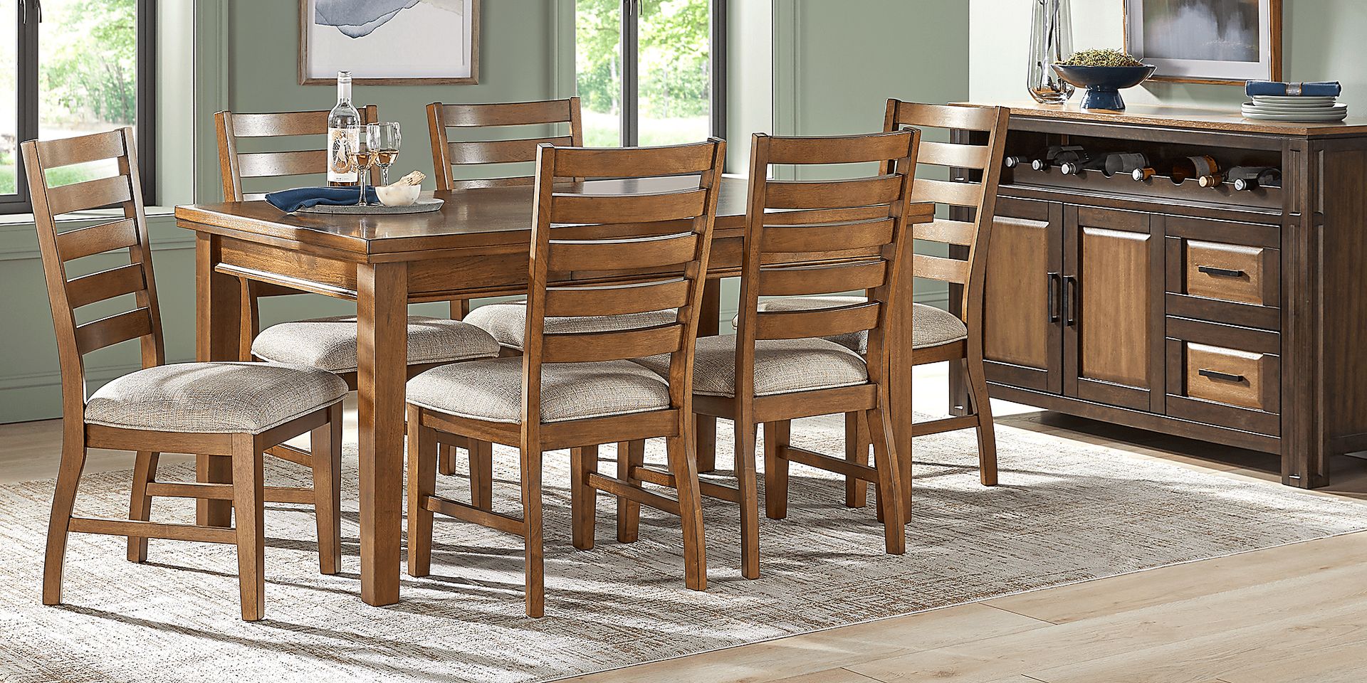 Riverview Brown Cherry Side Chair - Image 2