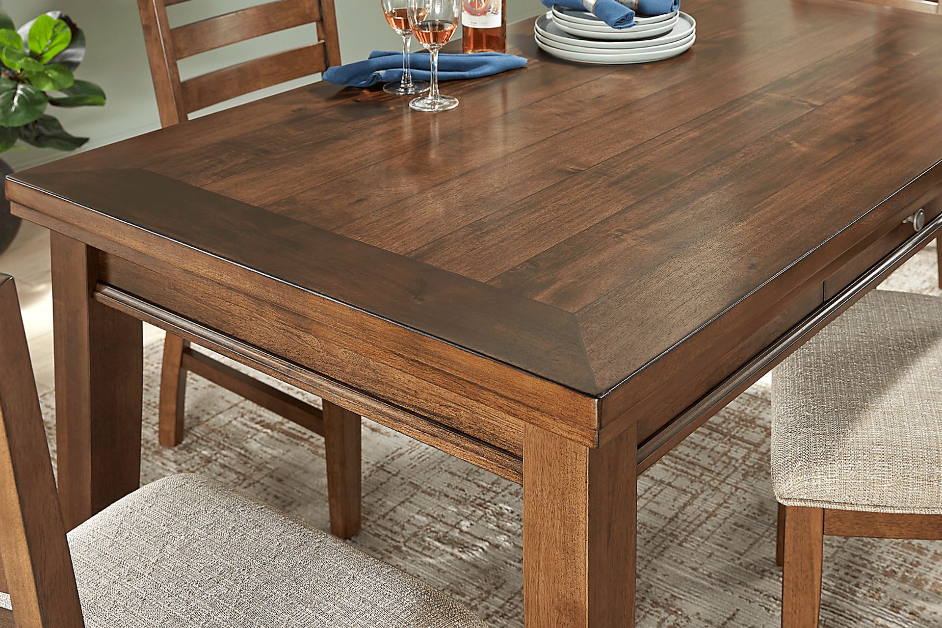 Riverview Brown Cherry 5 Pc Dining Room - Image 6