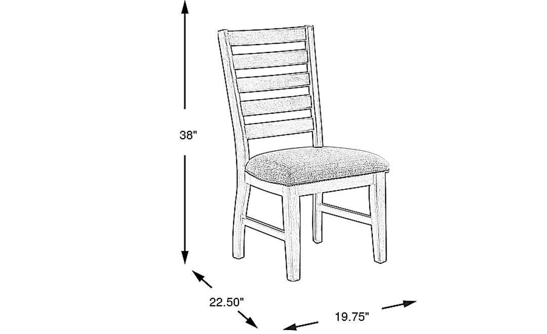 Riverview Brown Cherry Side Chair