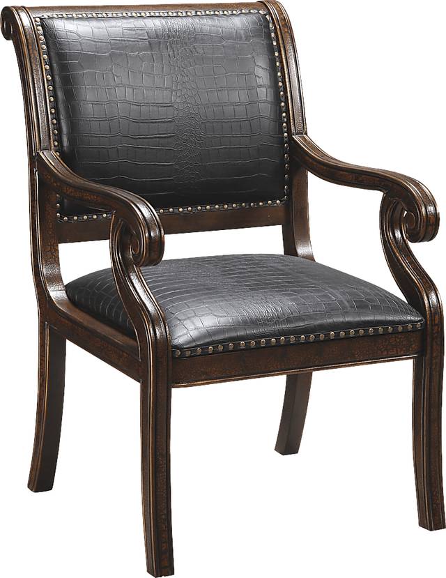 Rivington Black Accent Chair - Thumbnail - Image 1