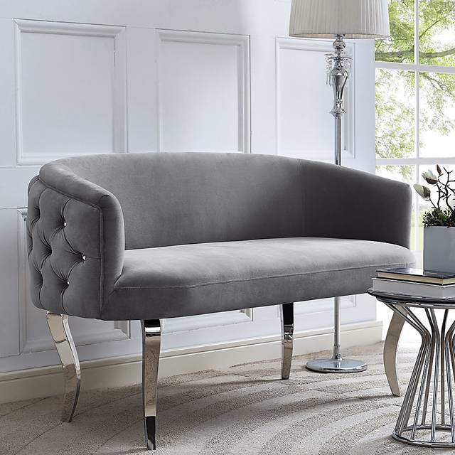 Rivka Gray Settee - Thumbnail - Image 3