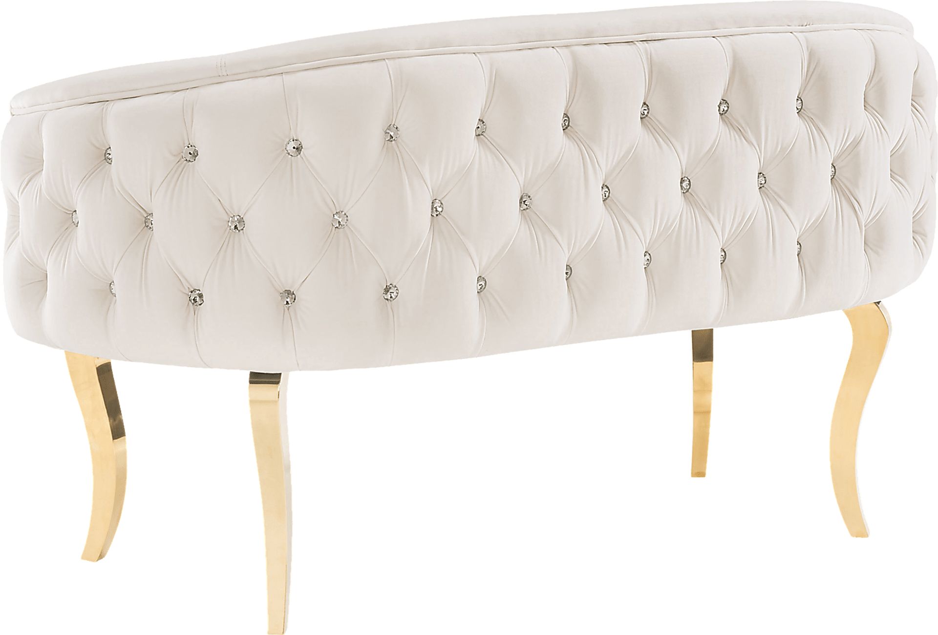 Rivka White Settee - Image 2