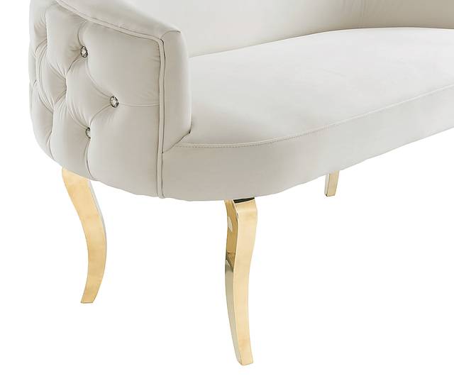 Rivka White Settee - Thumbnail - Image 3