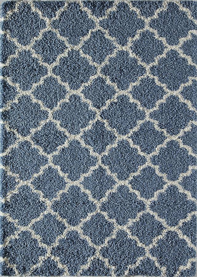 Riyah Blue 5' x 8' Rug - Thumbnail - Image 1