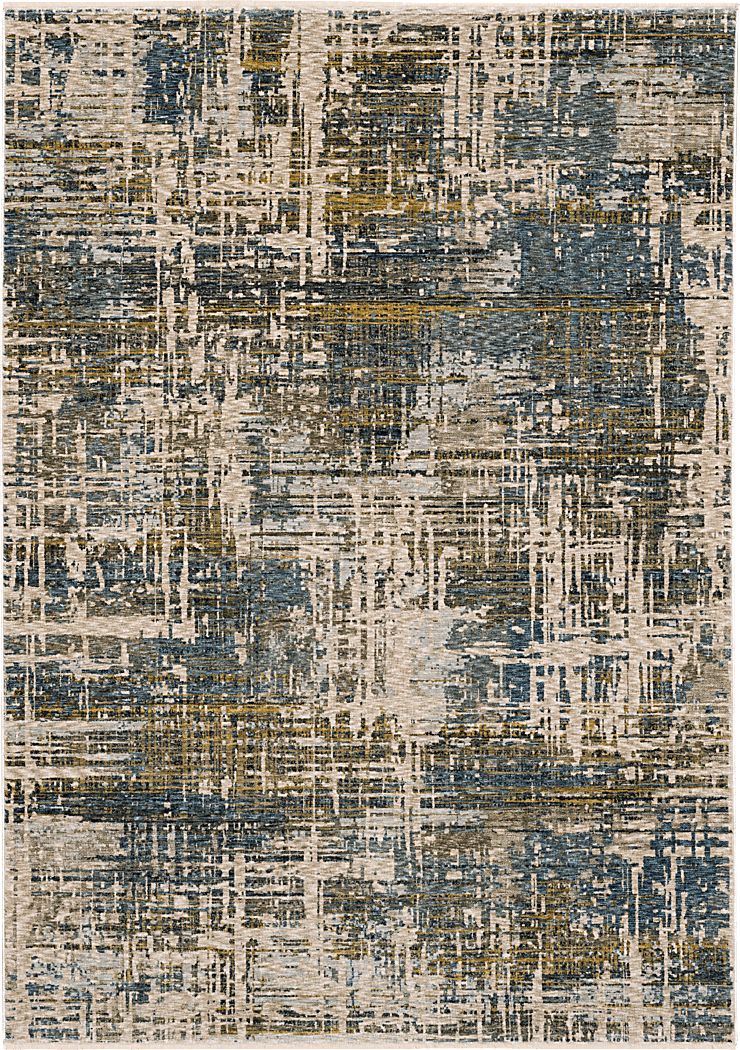 Riyar Blue 5'3 x 7'6 Rug