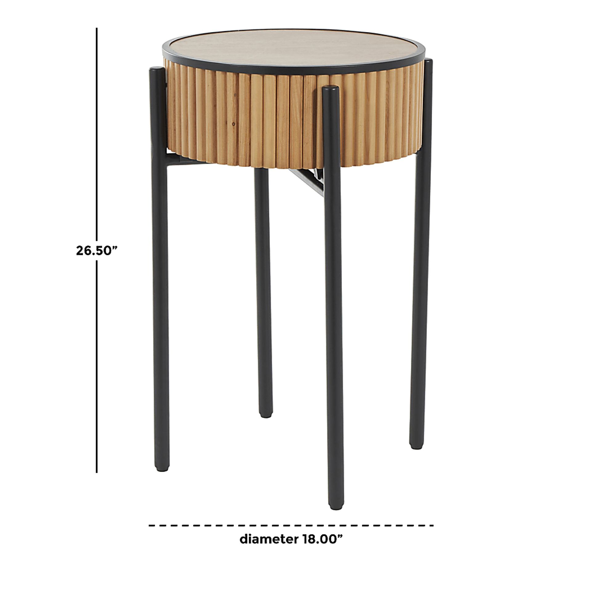 Rizro Brown Accent Table - Image 7