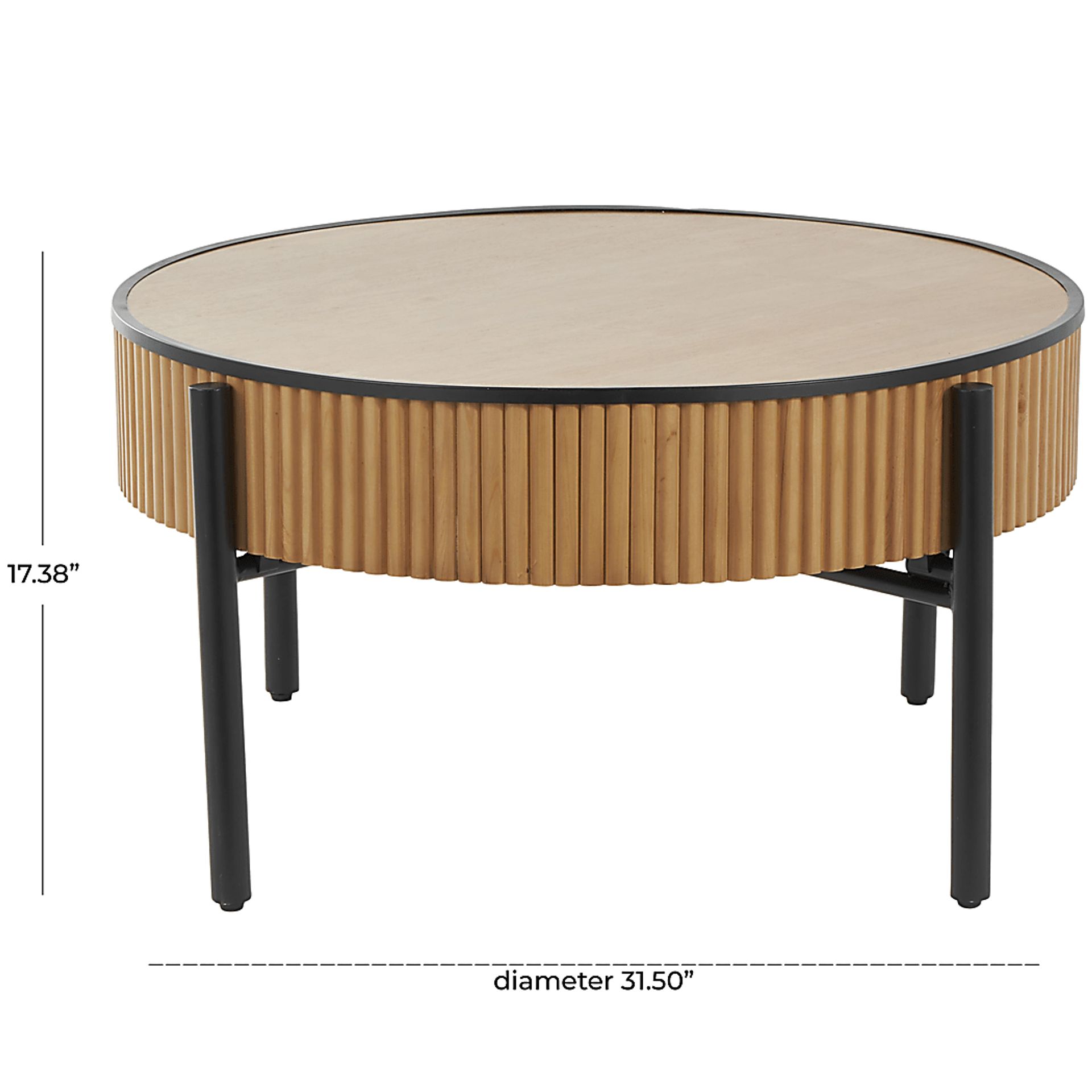 Rizro Brown Coffee Table - Image 7