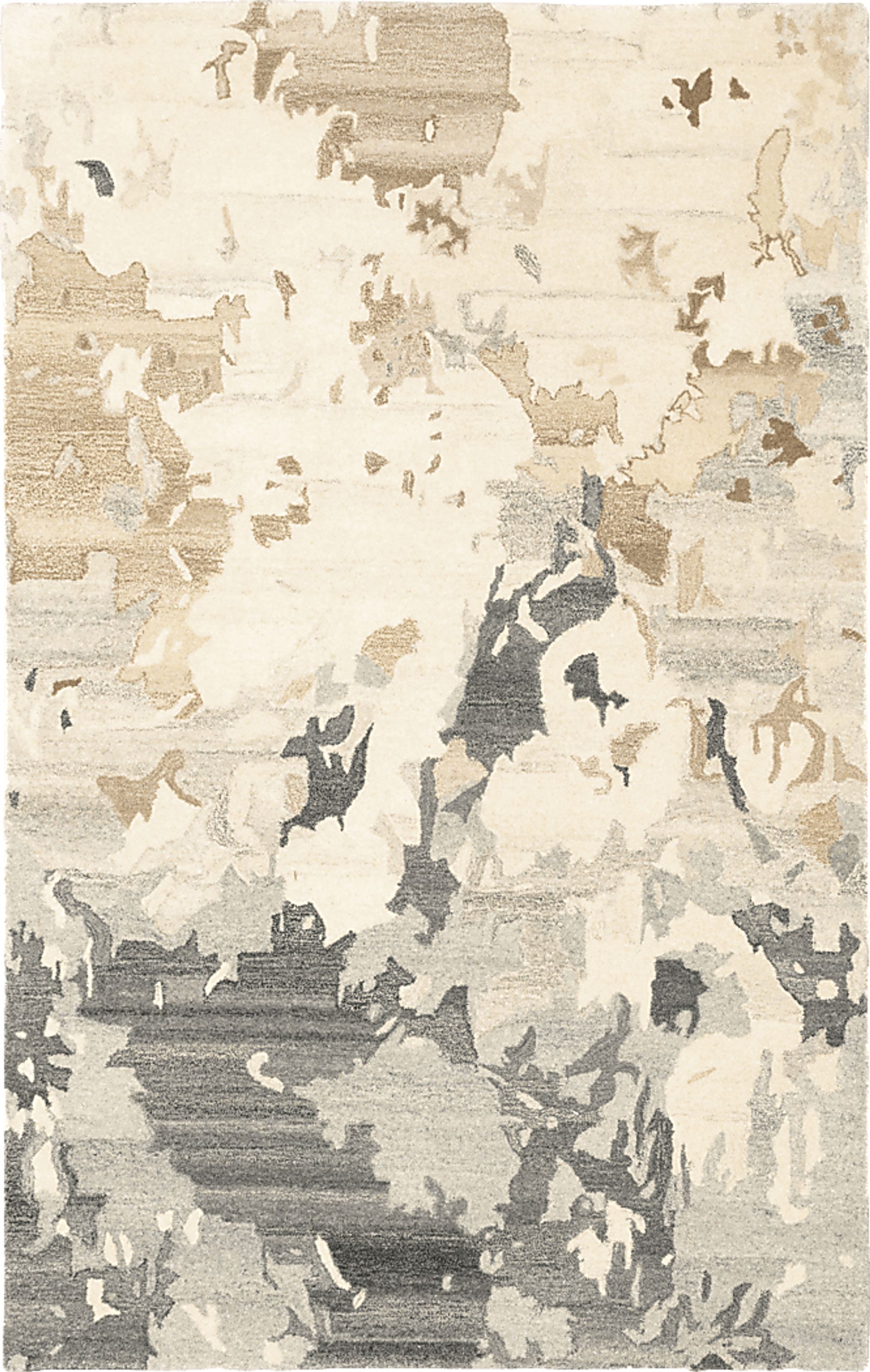 Roamie Ivory 5' x 8' Rug - Image 1