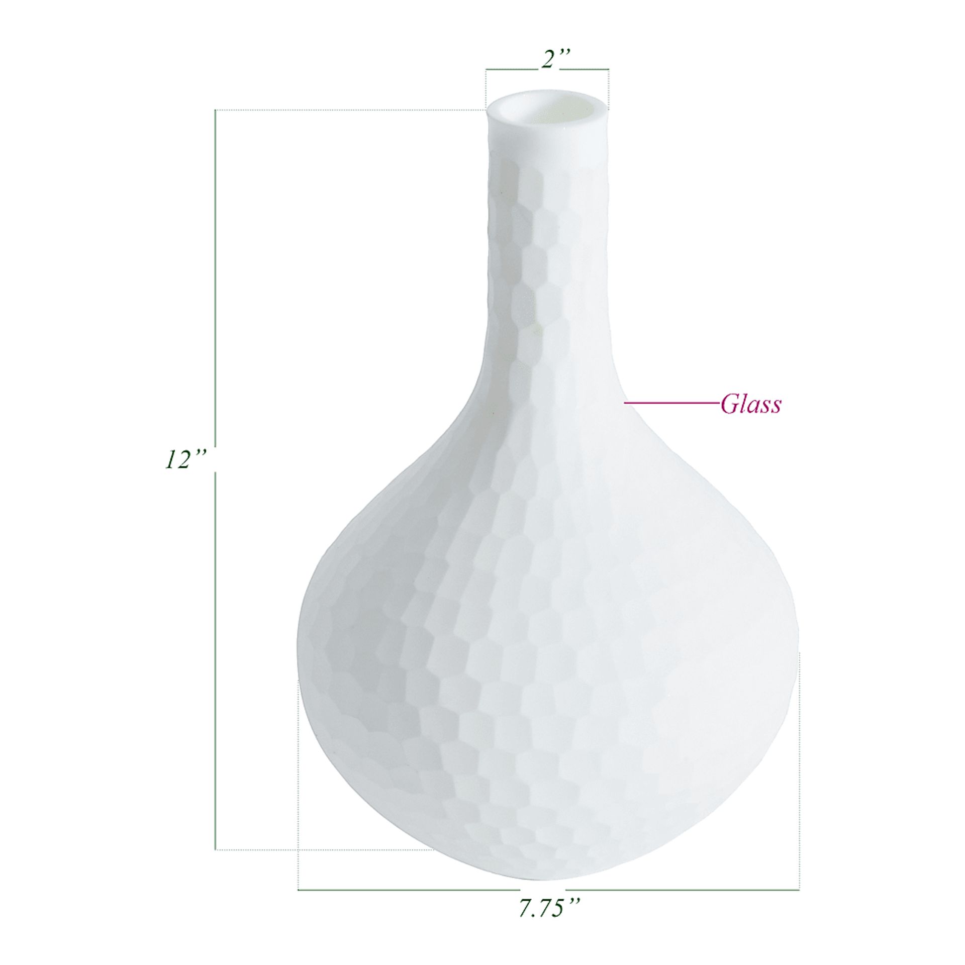 Roandale White Vase - Image 2
