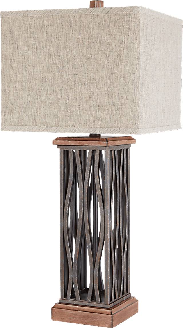 Roane Gray Lamp - Thumbnail - Image 1