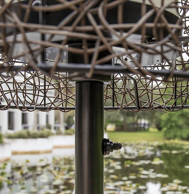 Roanoke Island Brown Outdoor Floor lamp - Thumbnail - Image 6