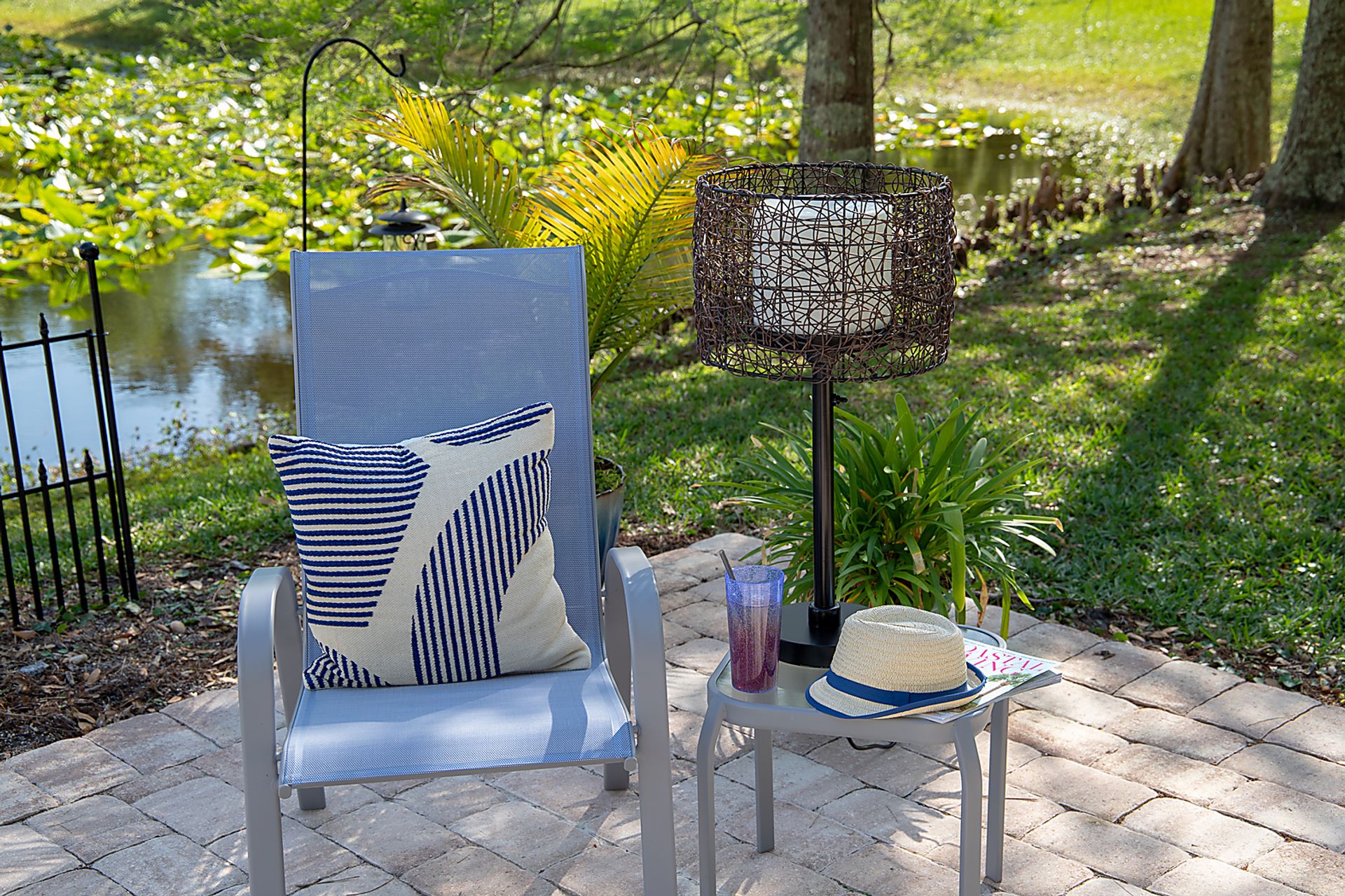 Roanoke Island Brown Outdoor Lamp - Image 2