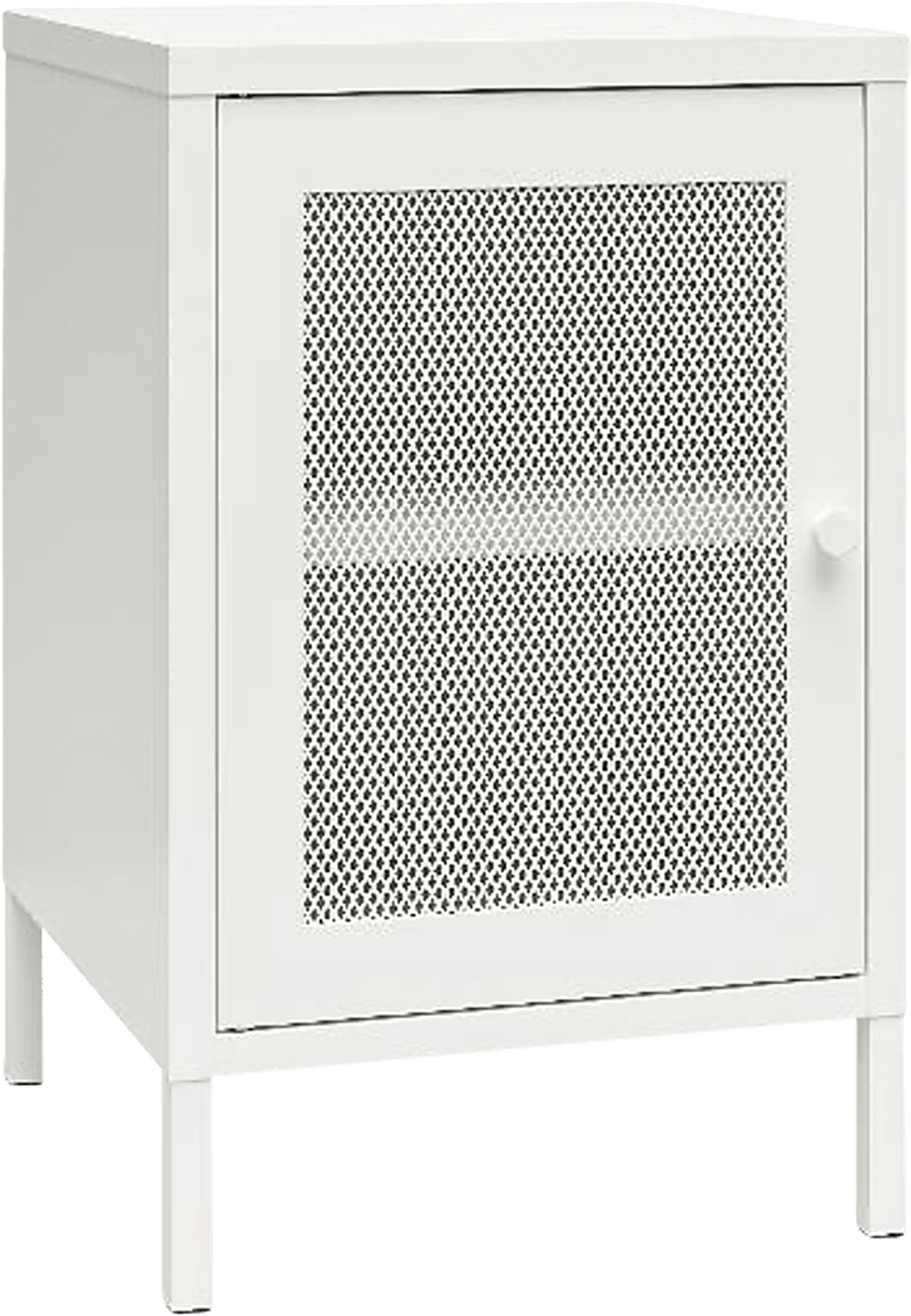 Roaris White Storage End Table - Image 3