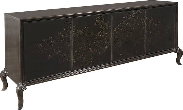 Robeline Black Credenza - Thumbnail - Image 1