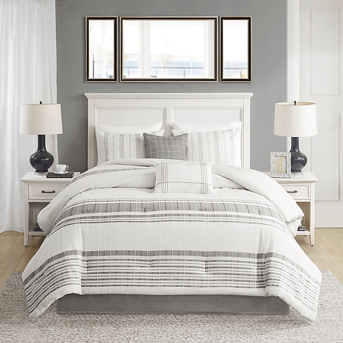 Rober Gray 6 Pc King Comforter Set | Rooms to Go