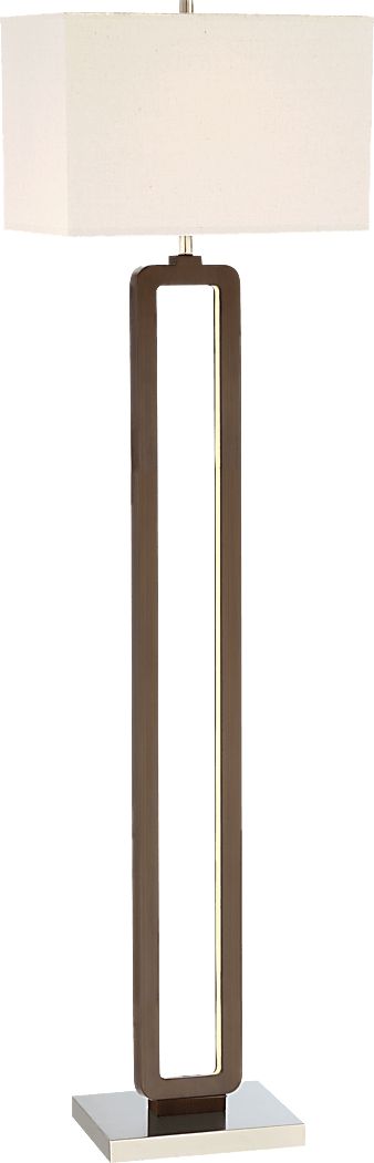 Robin Lane Walnut Finish Floor Lamp