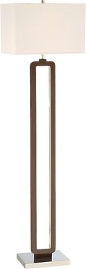 Robin Lane Walnut Finish Floor Lamp