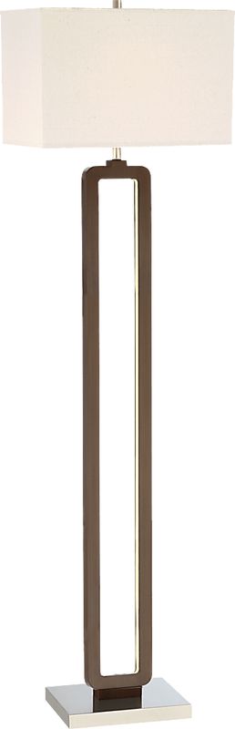 Robin Lane Walnut Finish Floor Lamp