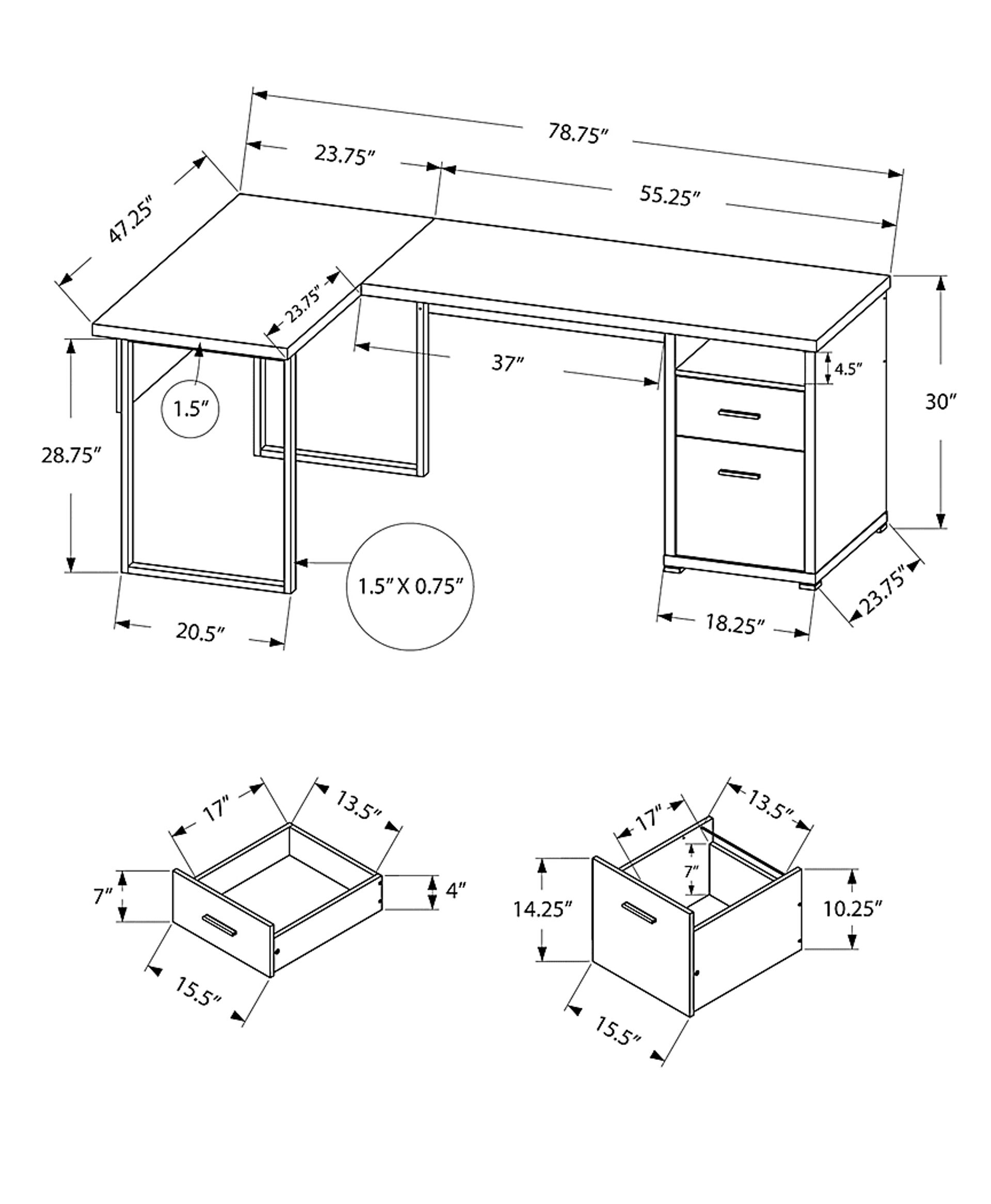 Robinbar Taupe Desk - Image 4