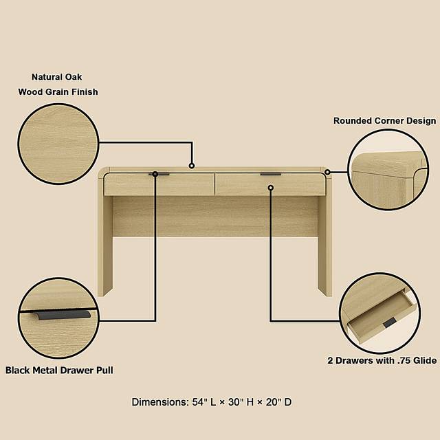 Robinbite II Natural Desk - Thumbnail - Image 6