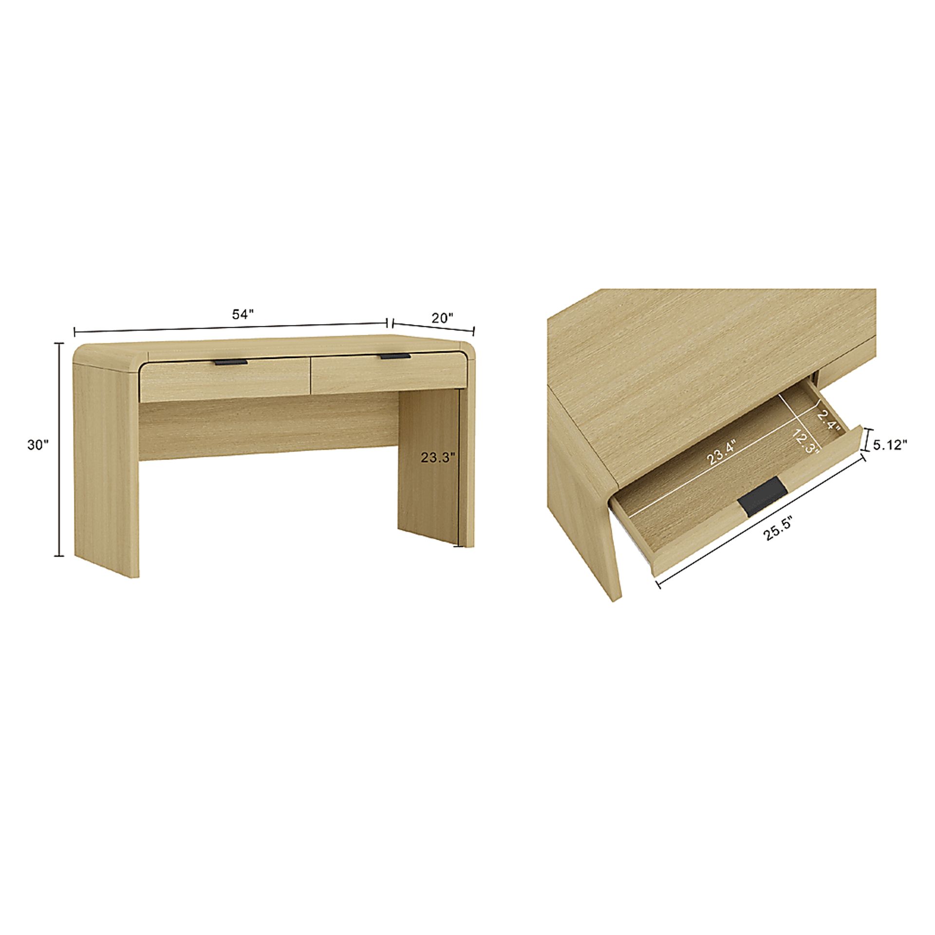 Robinbite II Natural Desk - Image 8