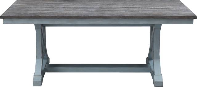 Robinette Blue Dining Table - Thumbnail - Image 3