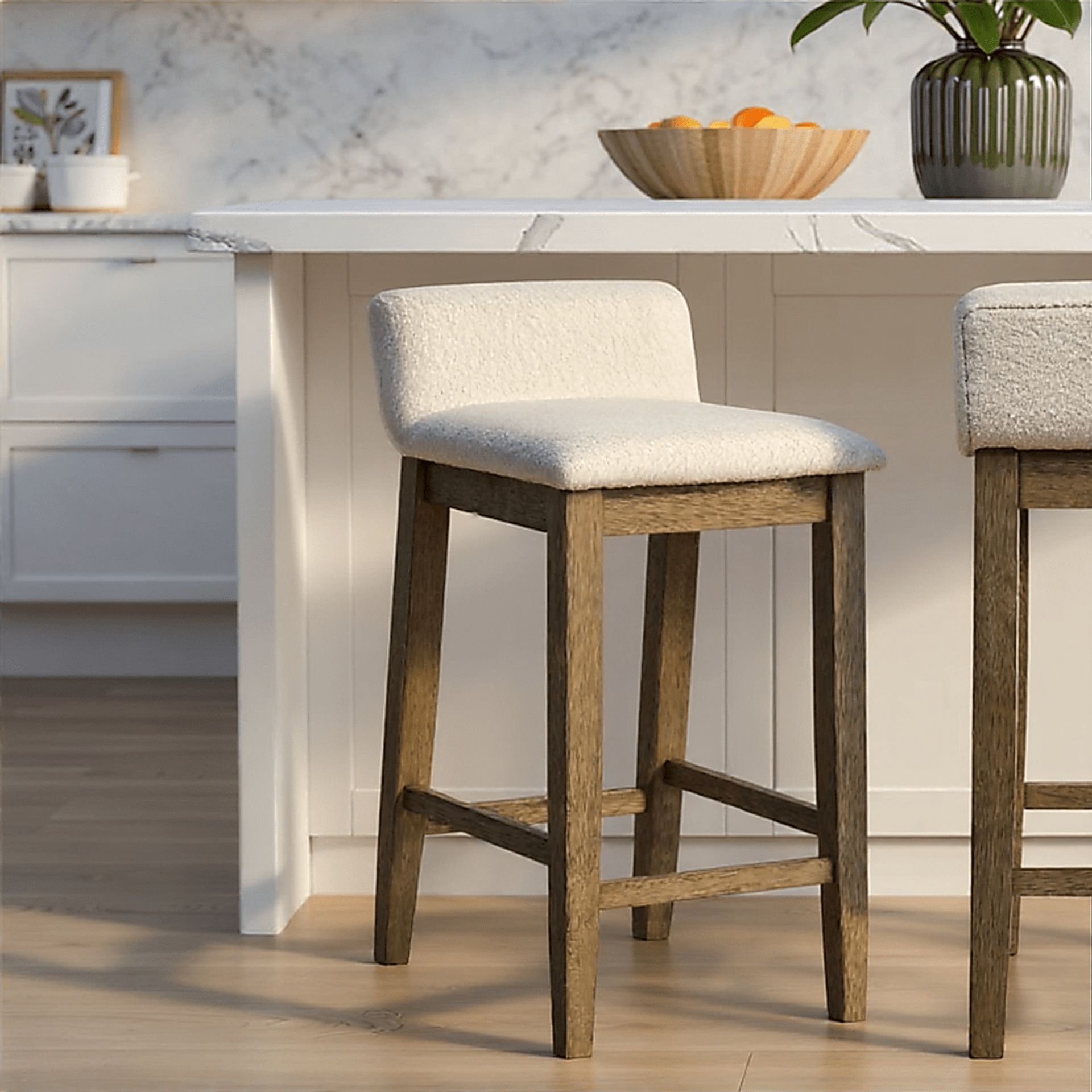 Robinwheels Brown Counter Height Stool - Image 2