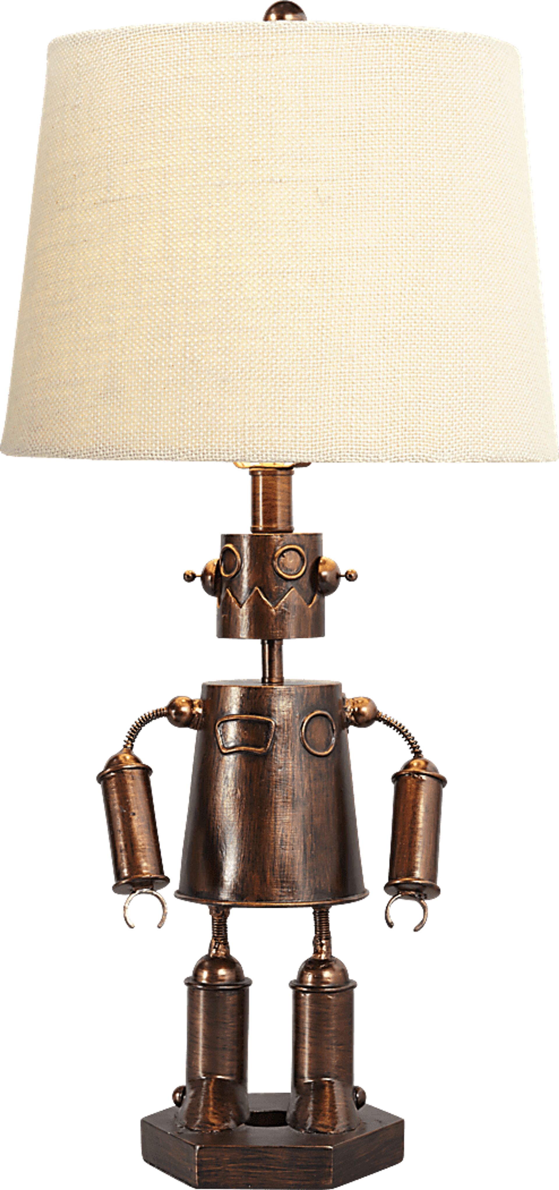 Kids Robot of Steel Metal Lamp - Image 1