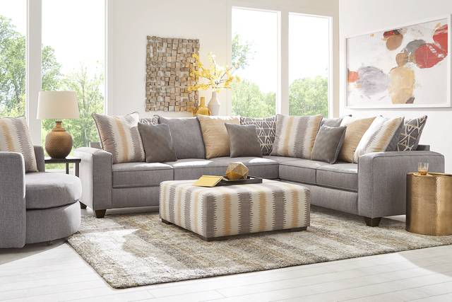 Robson Street Dark Gray 2 Pc Sectional - Thumbnail - Image 2