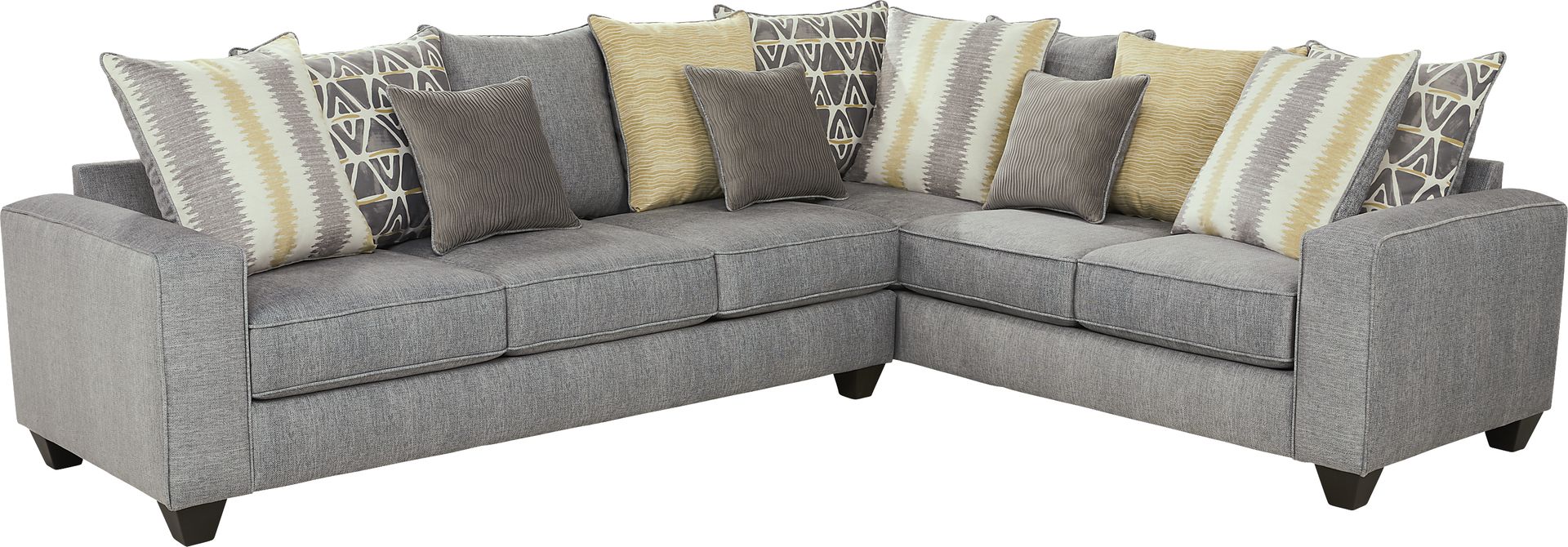 Robson Street Dark Gray 5 Pc Sectional Living Room - Image 2