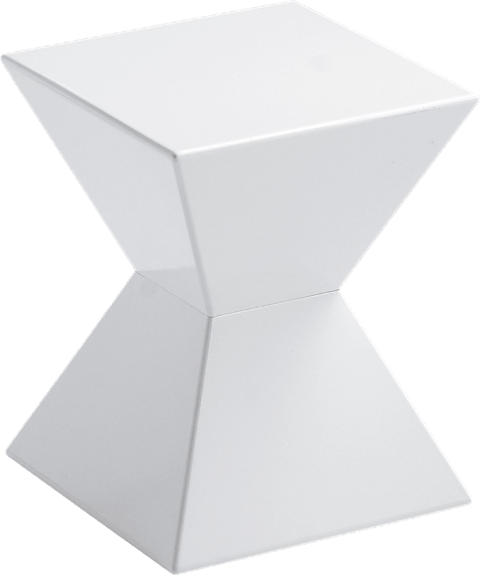 Rocco White End Table - Image 1