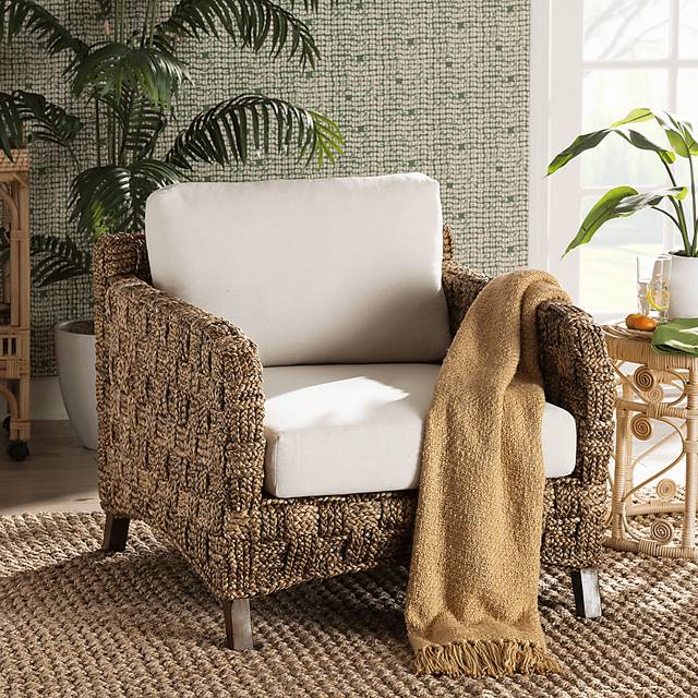 Rochambault Brown Accent Chair - Thumbnail - Image 2