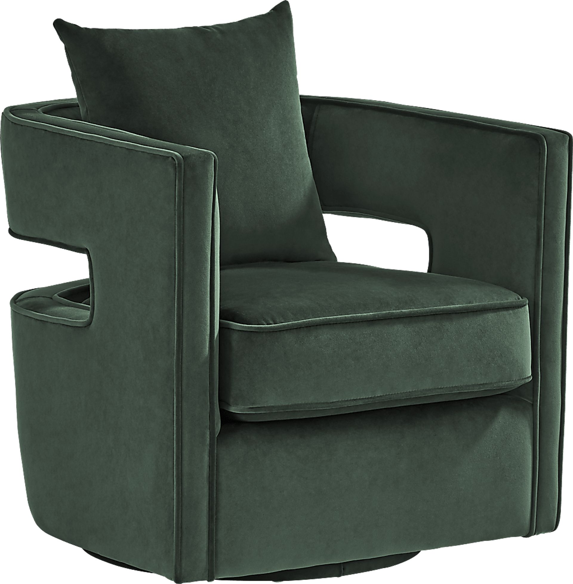 Rockaway Point Green Accent Chair - Image 1