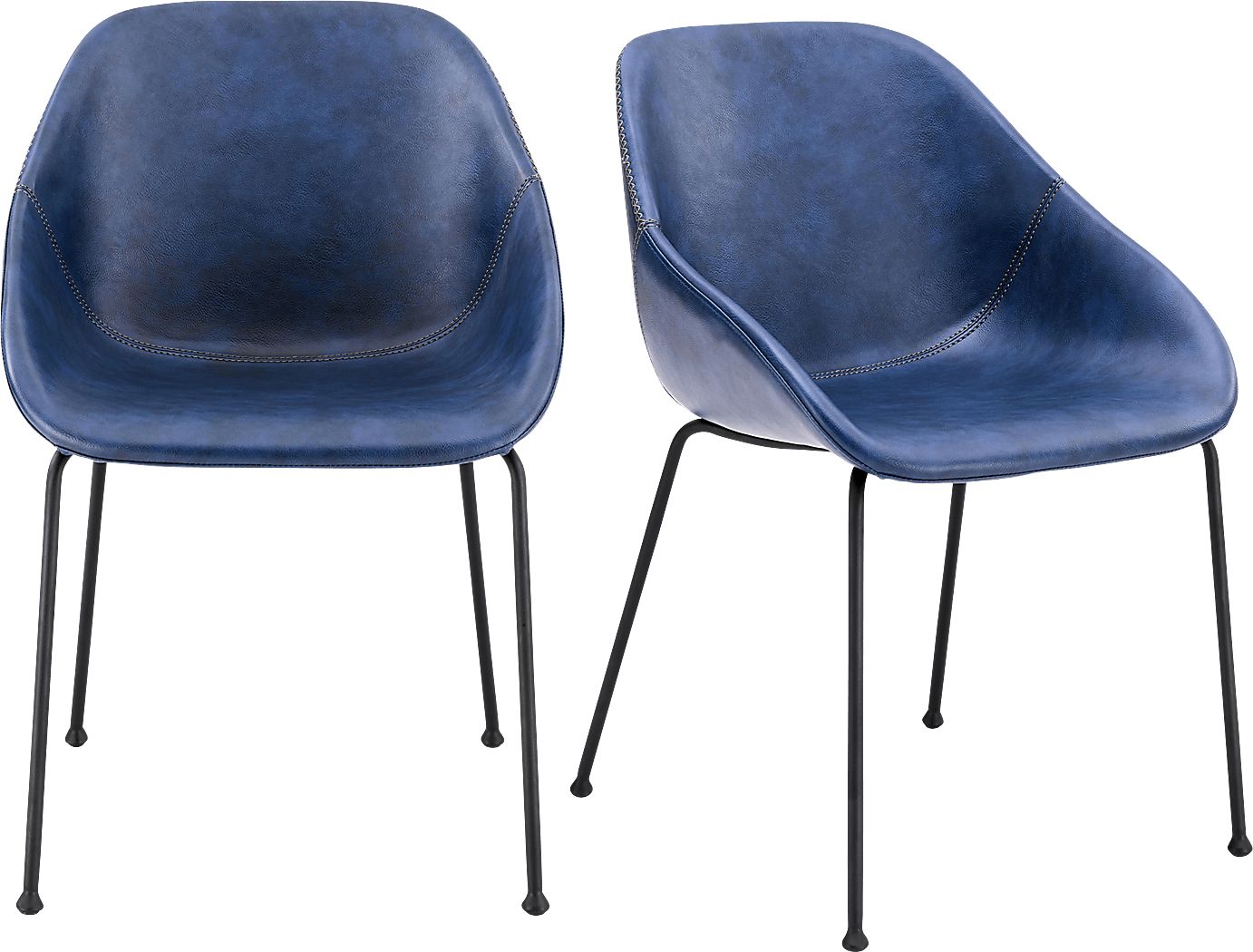 Rockcress Blue Side Chair - Thumbnail 4