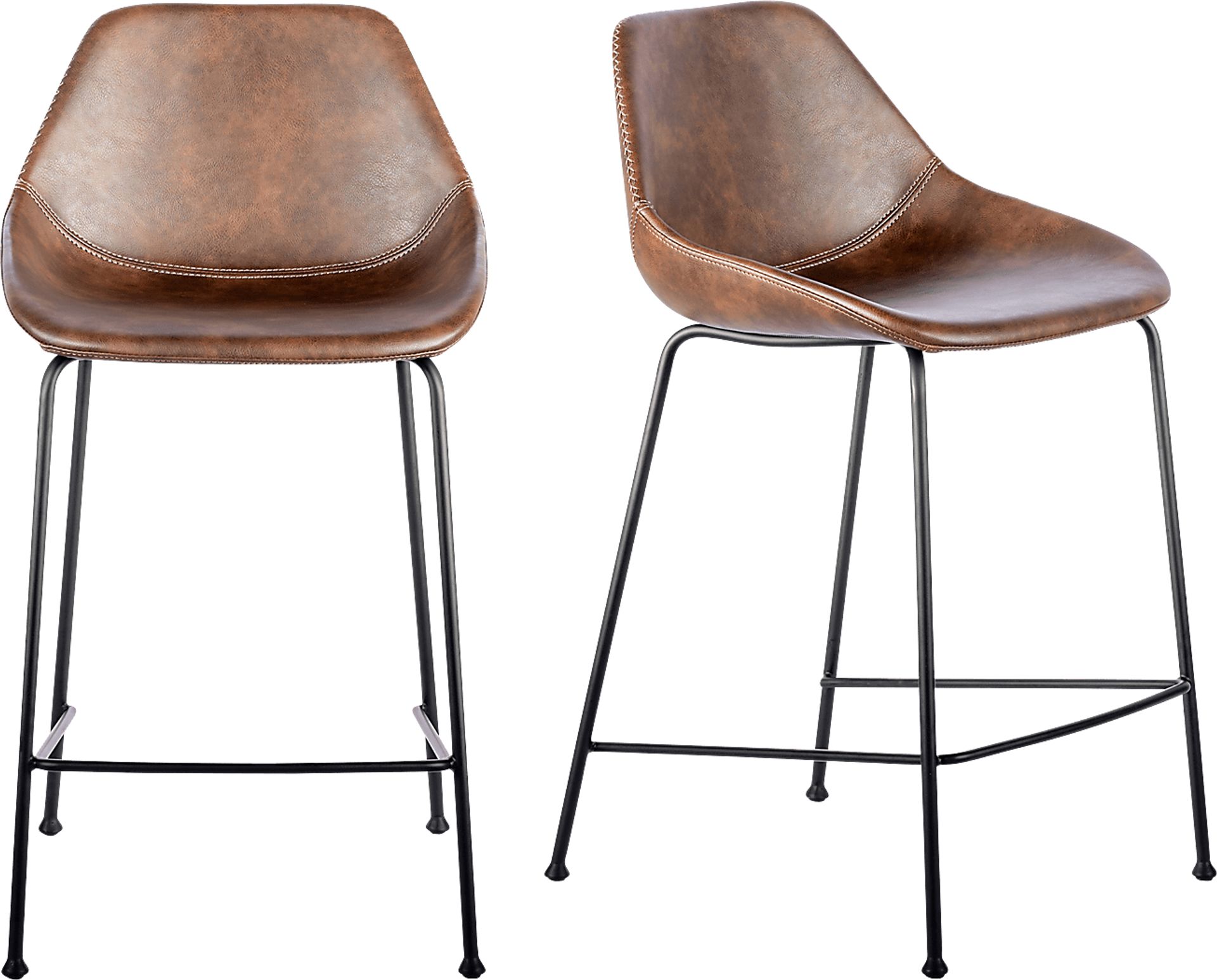 Rockcress Brown Counter Stool, Set of 2 - Image 1