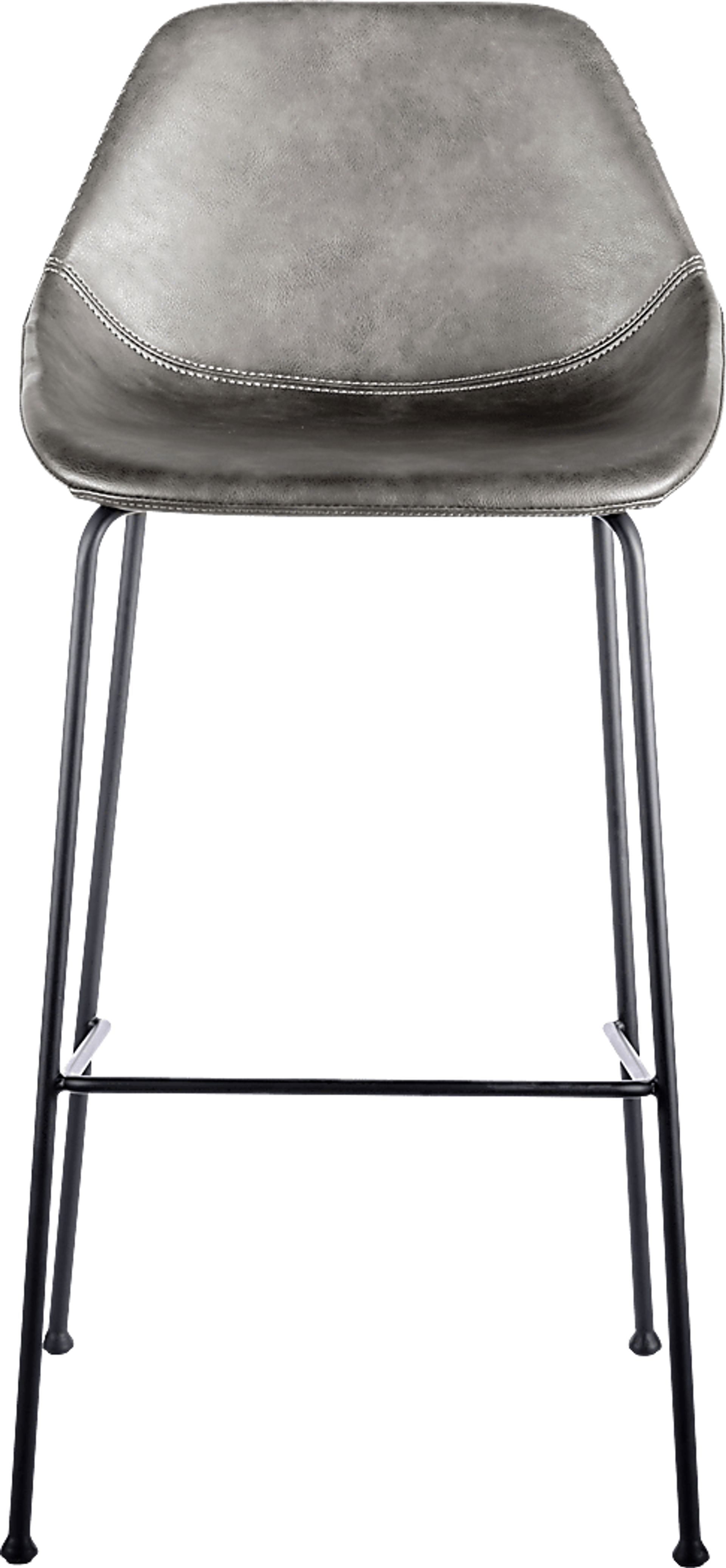 Rockcress Dark Gray Barstool, Set of 2 - Image 3