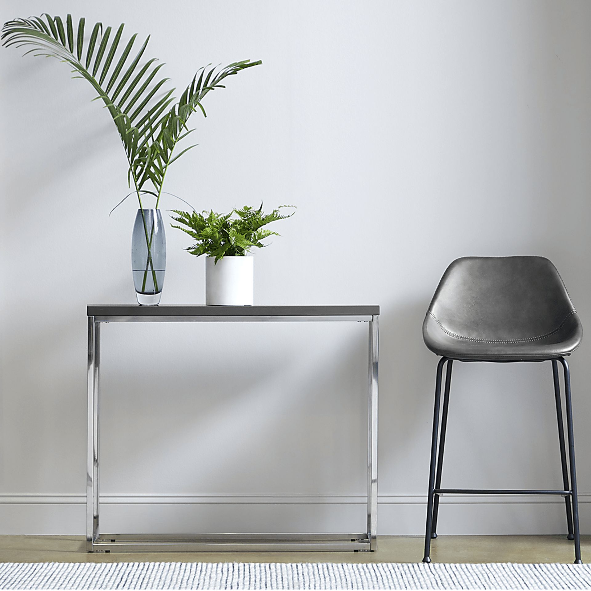 Rockcress Dark Gray Counter Stool, Set of 2 - Image 2