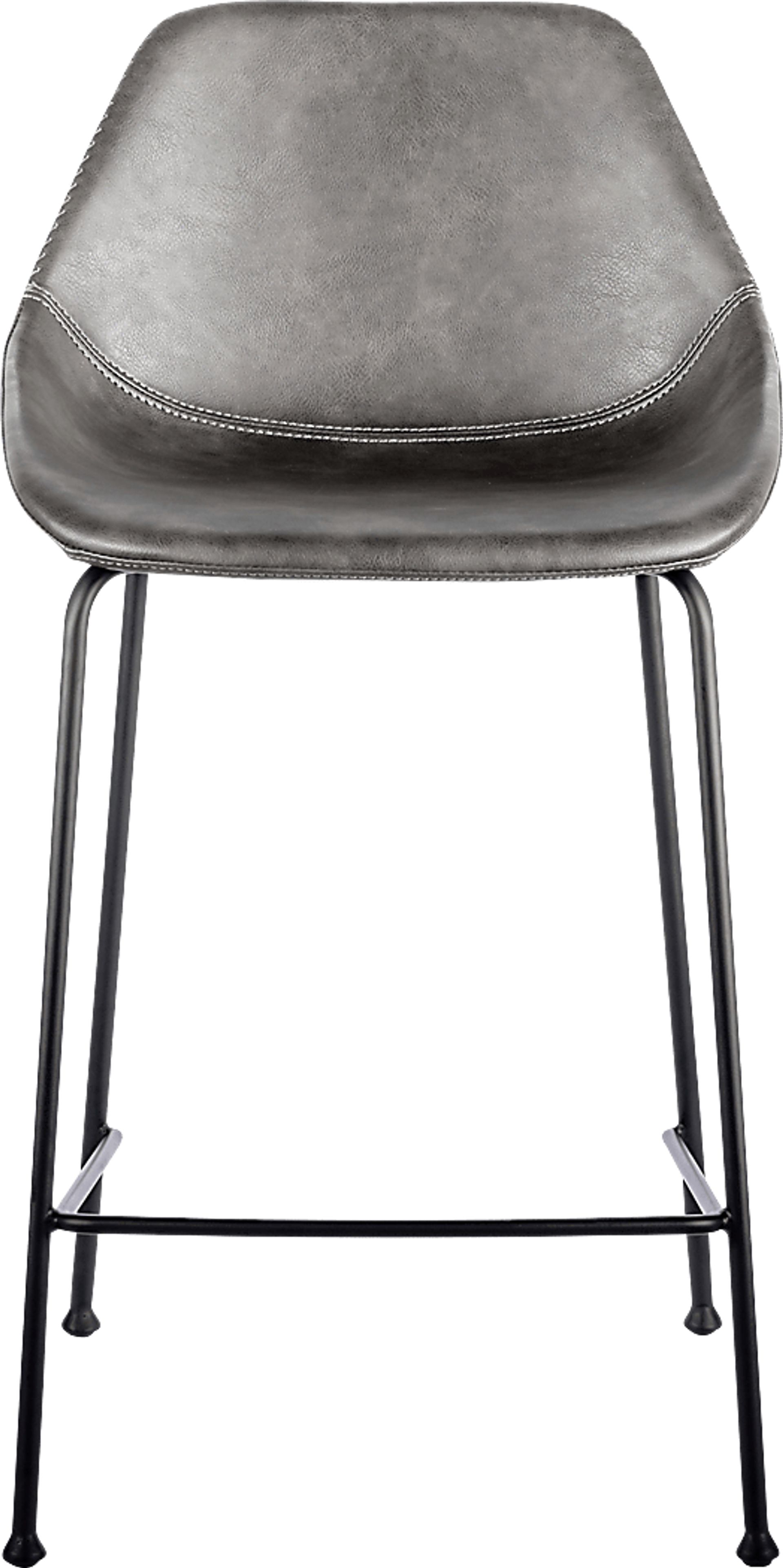 Rockcress Dark Gray Counter Stool, Set of 2 - Image 3