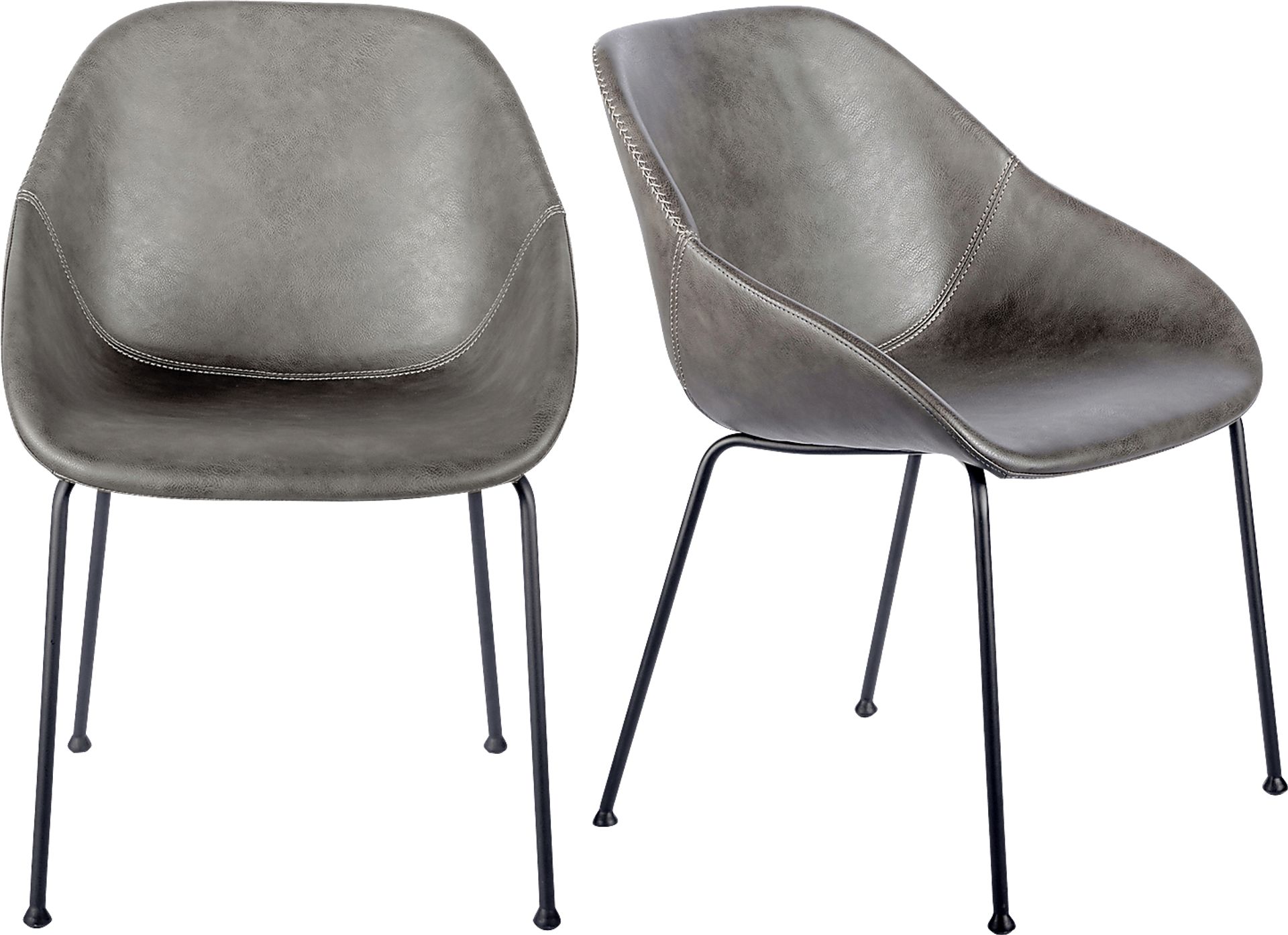 Rockcress Dark Gray Side Chair - Image 3