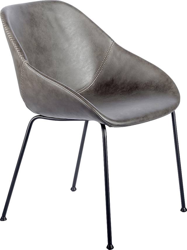 Rockcress Dark Gray Side Chair - Thumbnail - Image 1