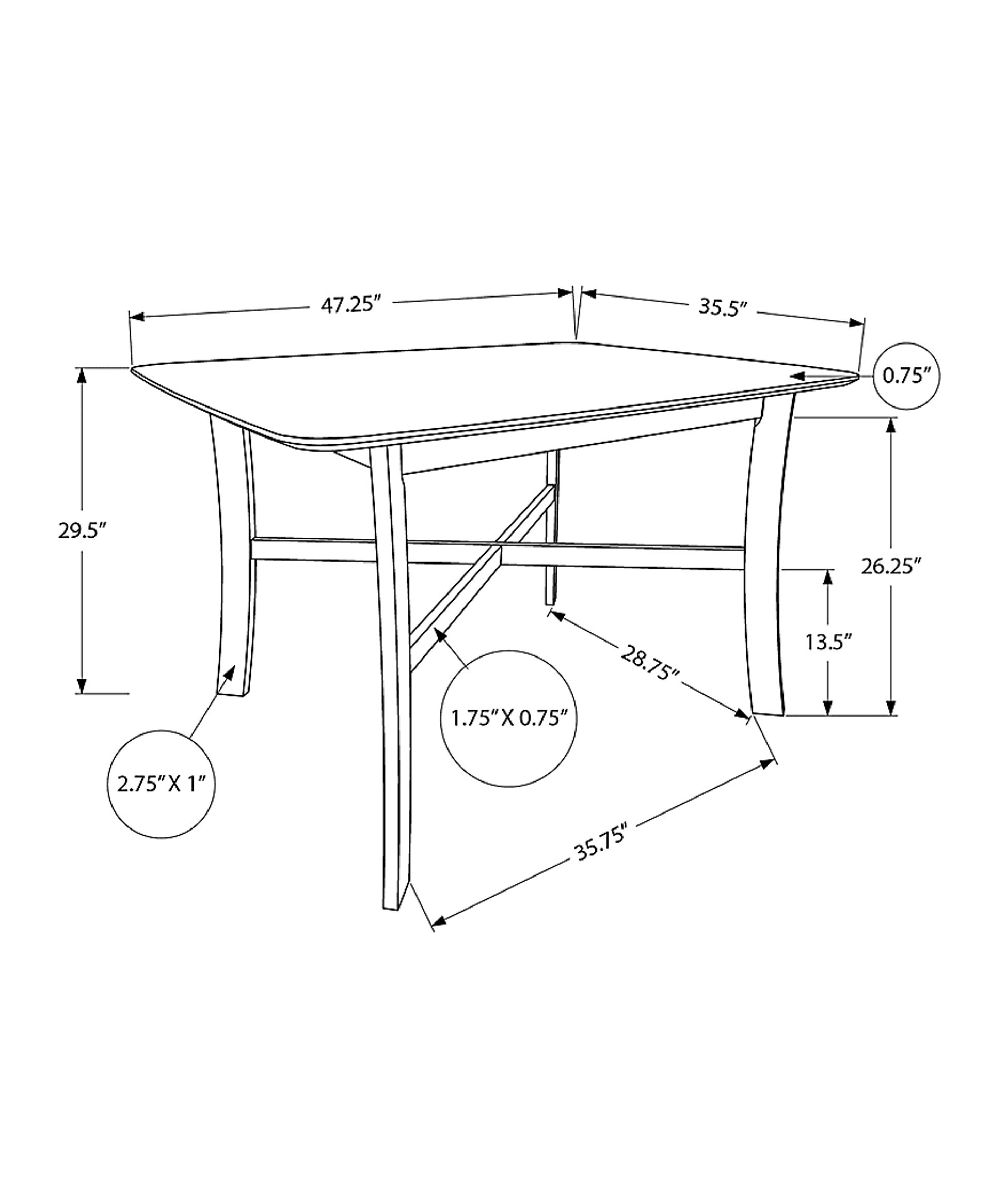 Rockeford Cream Dining Table - Image 5