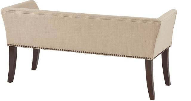 Rockglen Cream Accent Bench - Thumbnail - Image 4