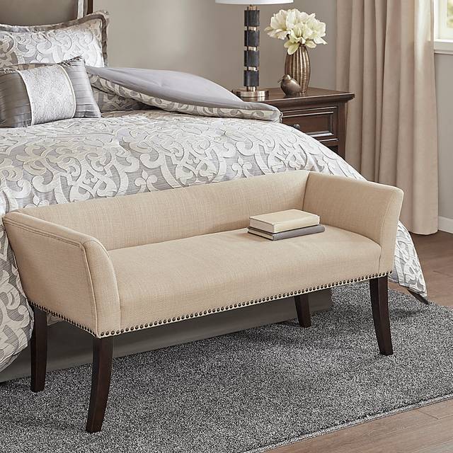 Rockglen Cream Accent Bench - Thumbnail - Image 6