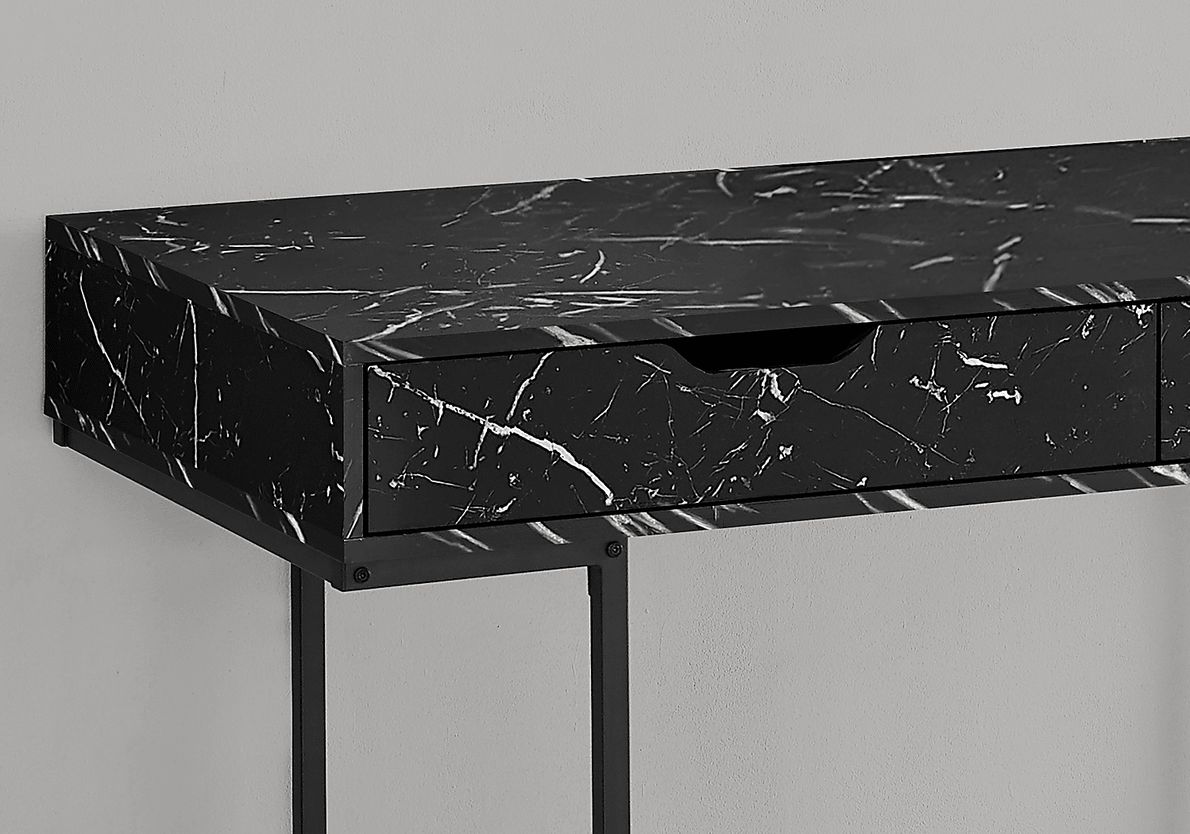 Rockmart Black Marble Desk