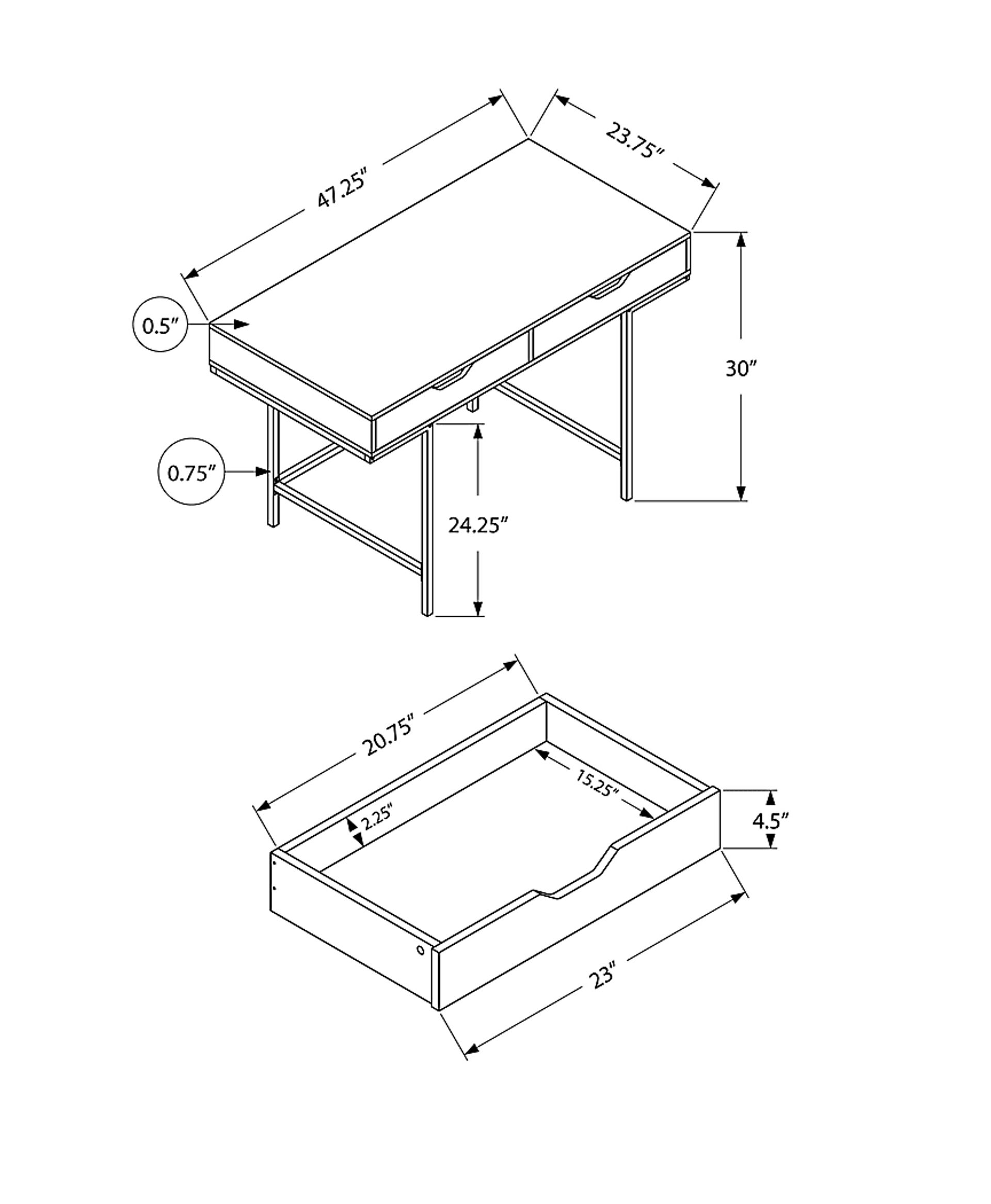 Rockmart Gray Desk - Image 12