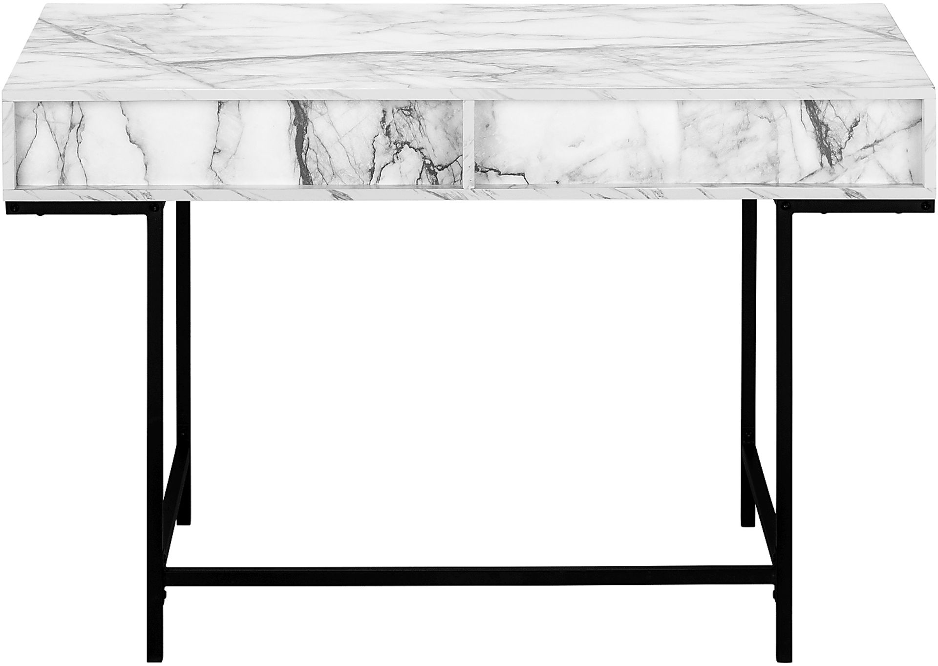 Rockmart White Marble Desk - Image 5