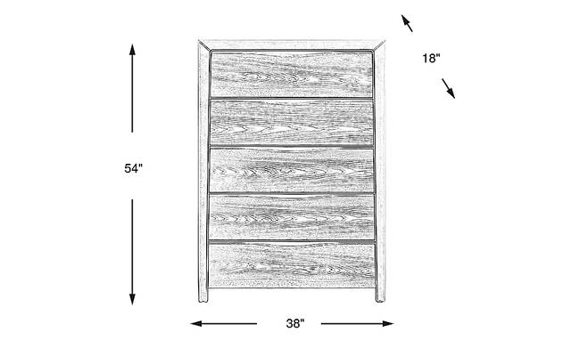 Dimension Image. Please refer to the Dimension Tab on this page for dimension details.